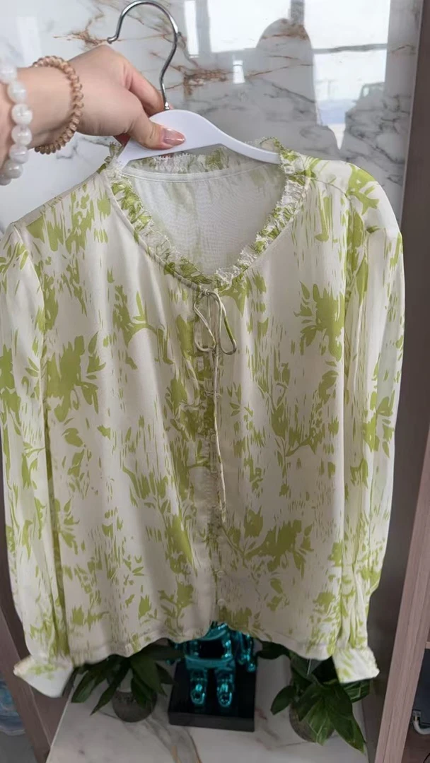 品牌桑蚕丝上衣 S5232