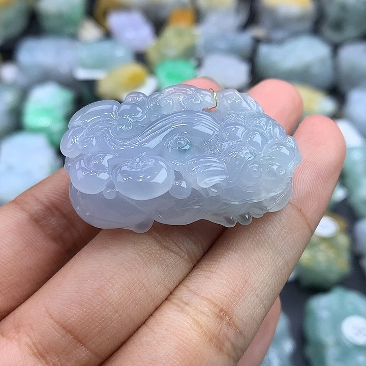 翡翠未镶嵌颈饰天然缅甸翡翠（新货10）