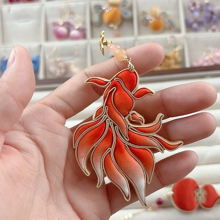 向***葵锦鲤换红色朱砂石