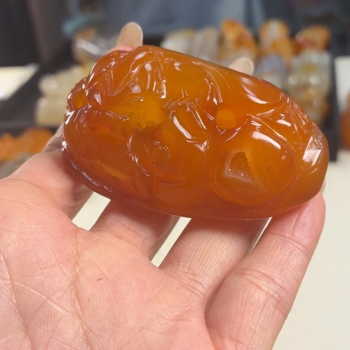 玛瑙/玉髓吊坠(不含链)未镶嵌