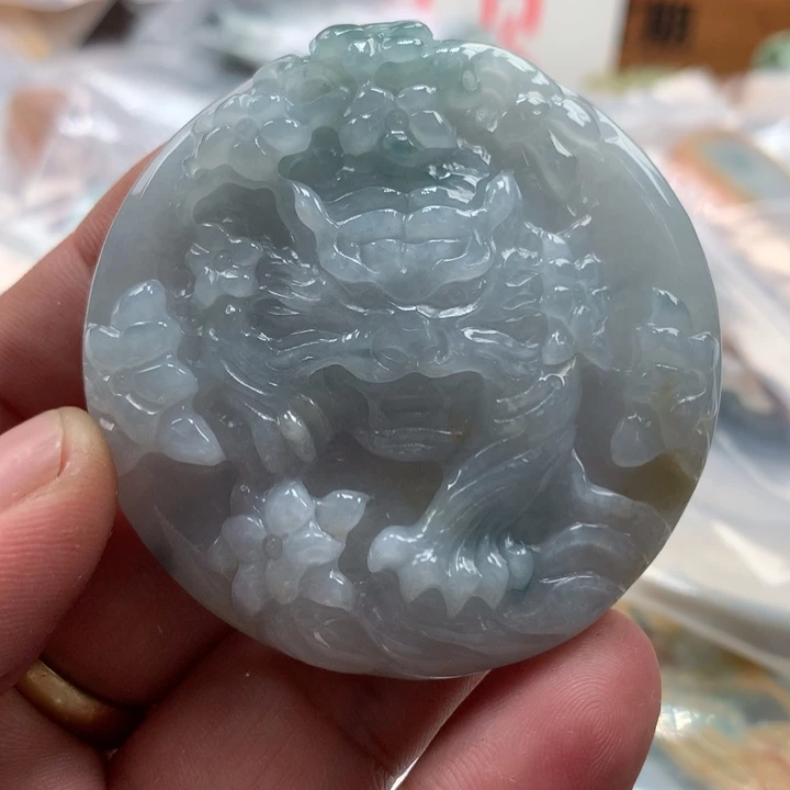 噢***耶翡翠未镶嵌颈饰保真天然a货翡翠