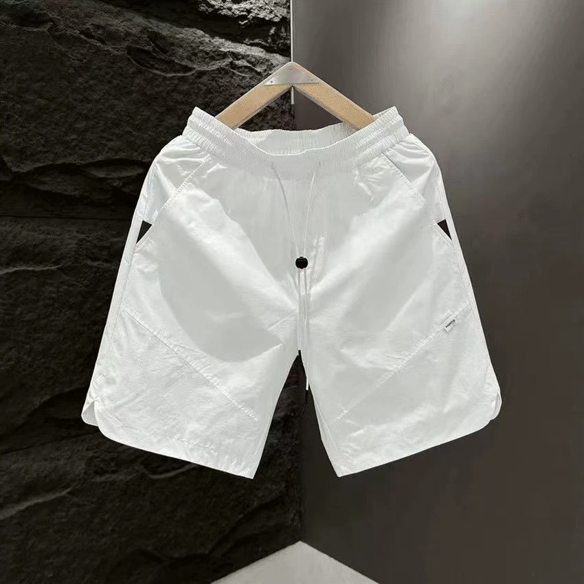 2025夏季新款时尚简约休闲气质潮流男士短裤薄款透气高端五分裤子