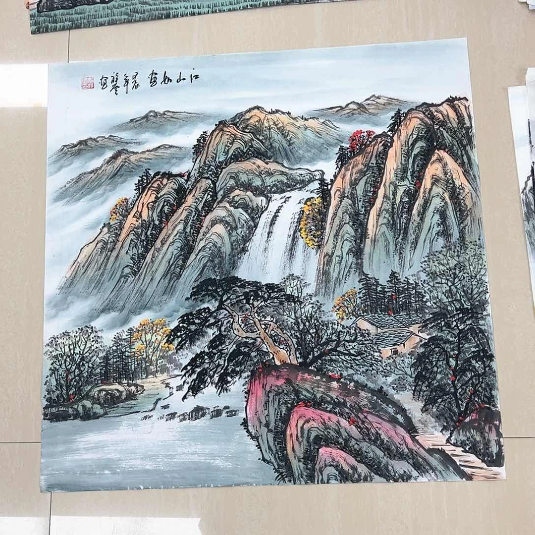 国画精品国画作品