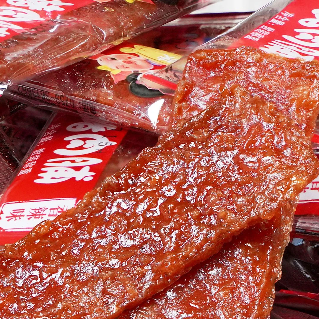 金泉腊味 炭烧精选休闲零食 猪肉脯散装原切即食猪肉干 解馋小吃