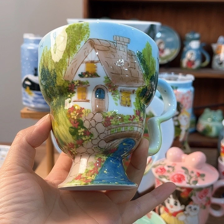 陶景德镇釉下手绘陶瓷