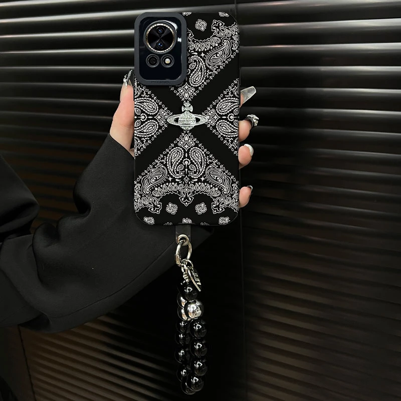 适用于【华为nova12】2025复古花纹ins风小羊皮网红防摔手机壳女款