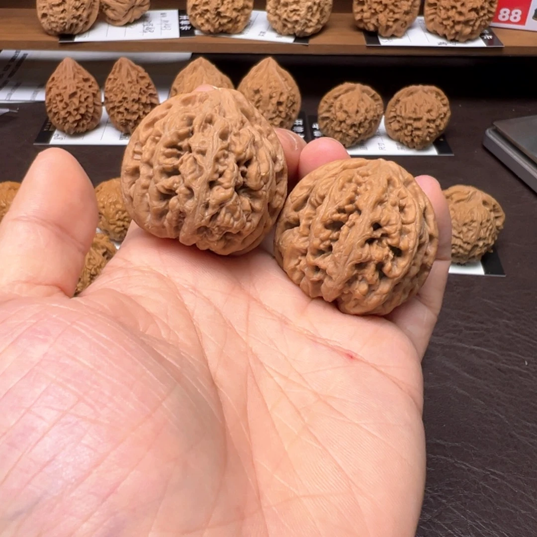 真***候把件文玩核桃大粗筋41