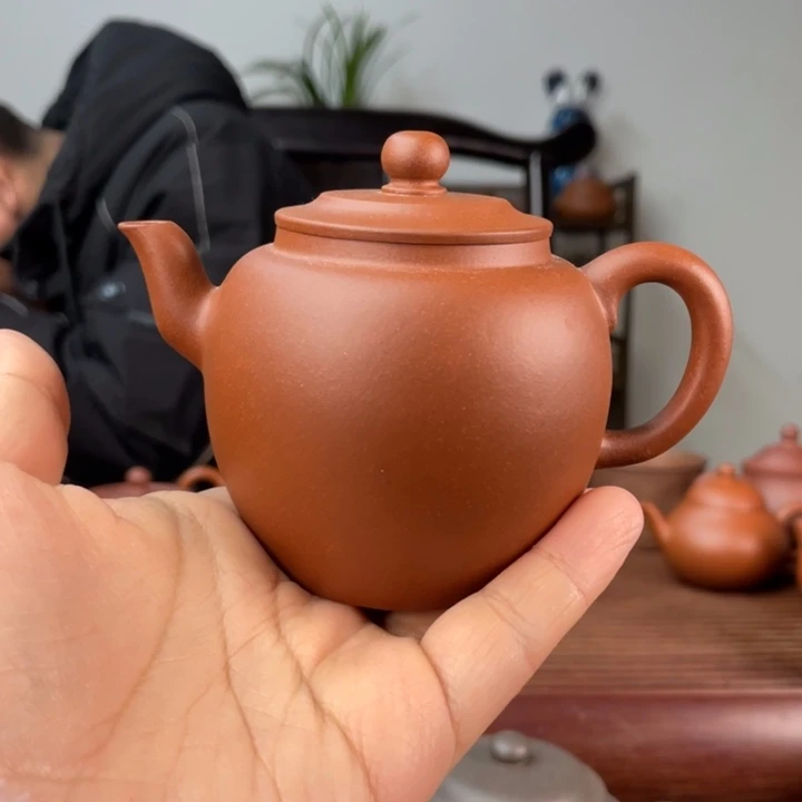 茶壶紫泥红皮龙大彬莲子160cc