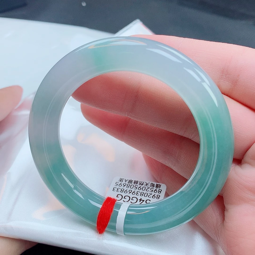 翡翠手镯未镶嵌天然缅甸翡翠A货手镯