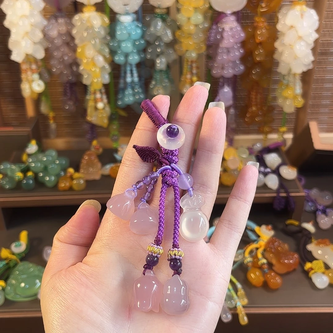 玛瑙/玉髓未镶嵌车挂