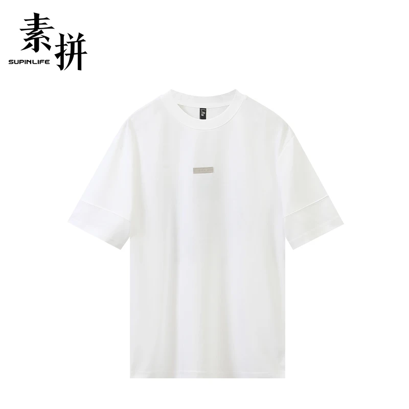 素拼T恤SPADT523277AM