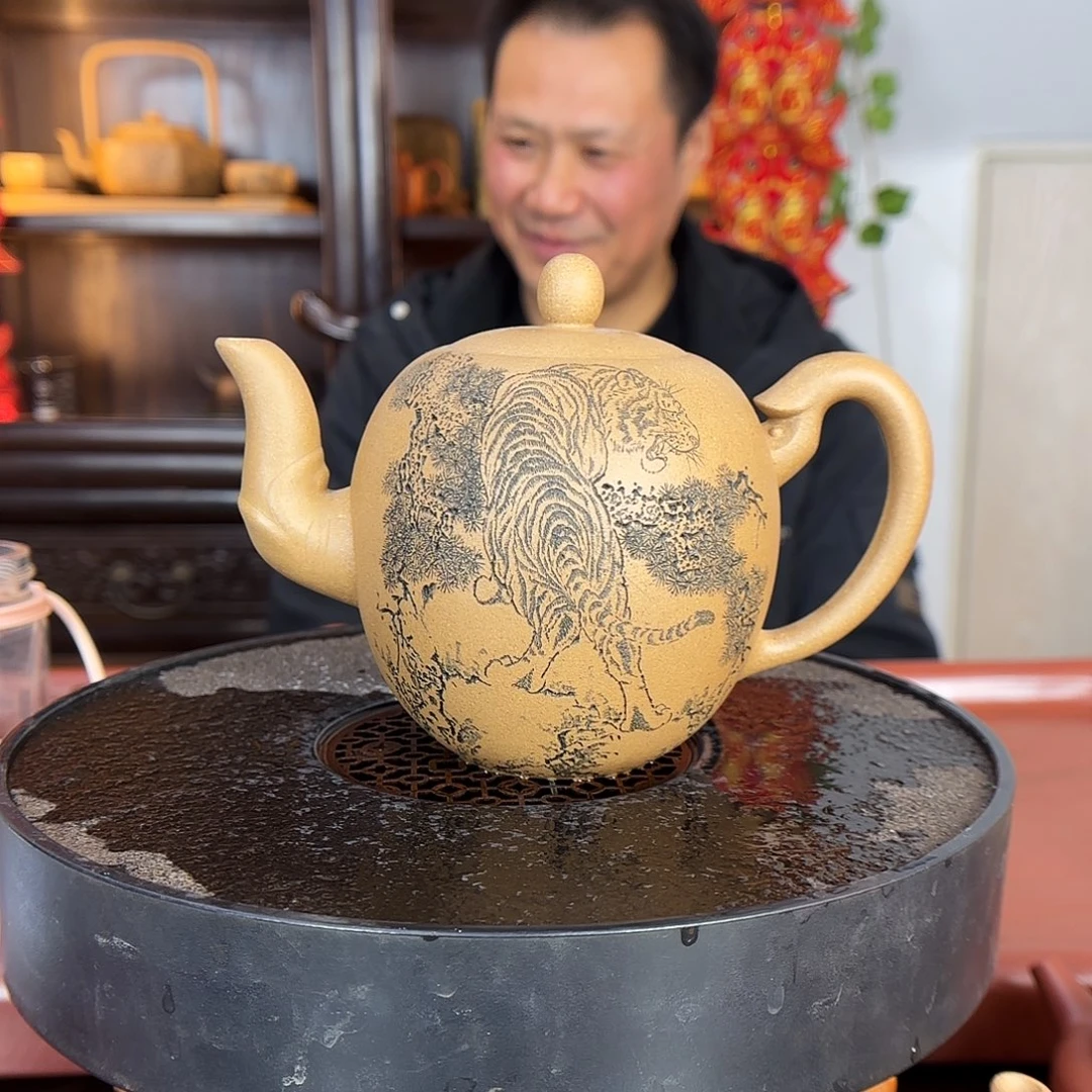 茶壶紫砂冯伟老师紫砂壶580cc