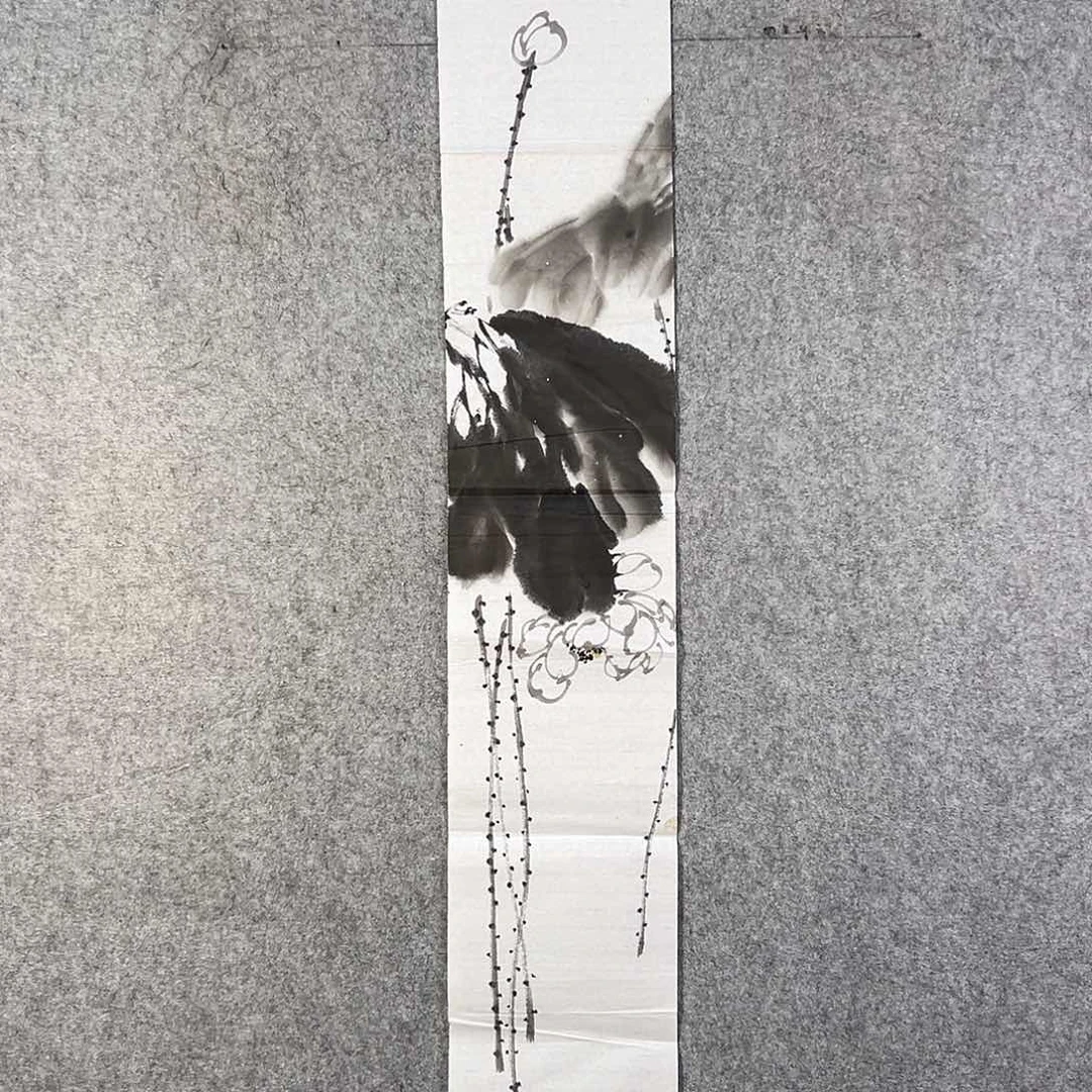 国画152 花鸟和蝴蝶都在等待它飞