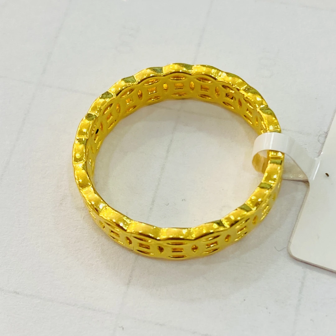 【莹莹专享】足金999饰品 铜币戒指 0.99 GP