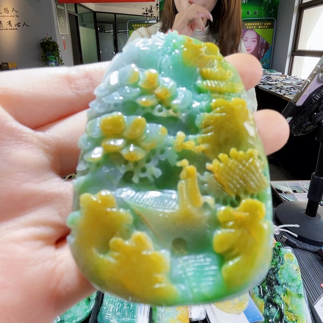 颈饰未镶嵌翡翠翡翠