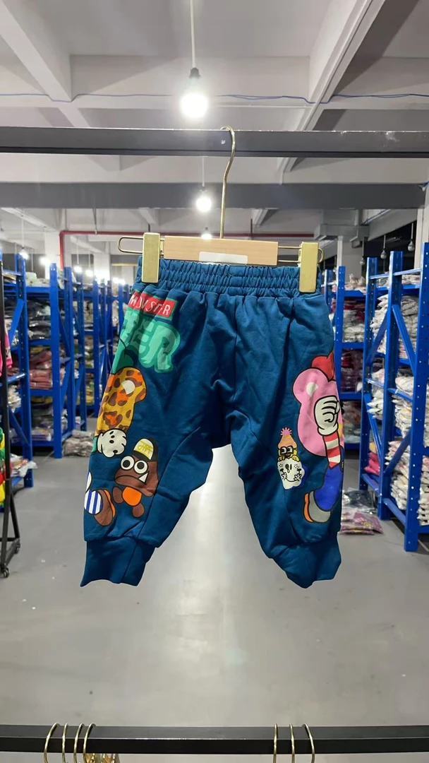 544 马里奥七分屁裤 深蓝