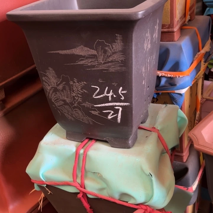 紫砂花盆紫砂花盆