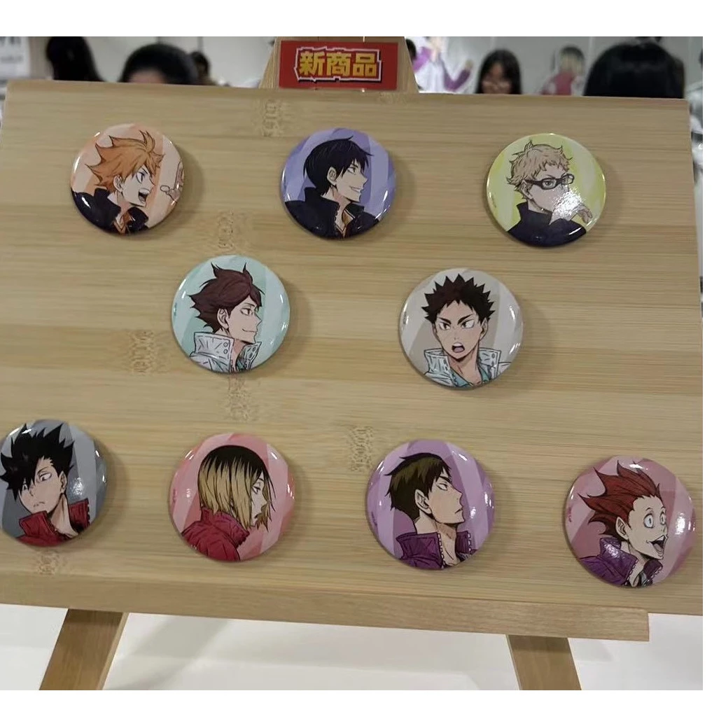 （鹿鹿日谷）排球少年远征侧颜吧唧徽章