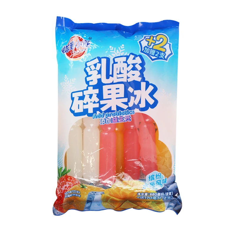 蜡笔小新乳酸碎果冰 680ml+170ml/袋