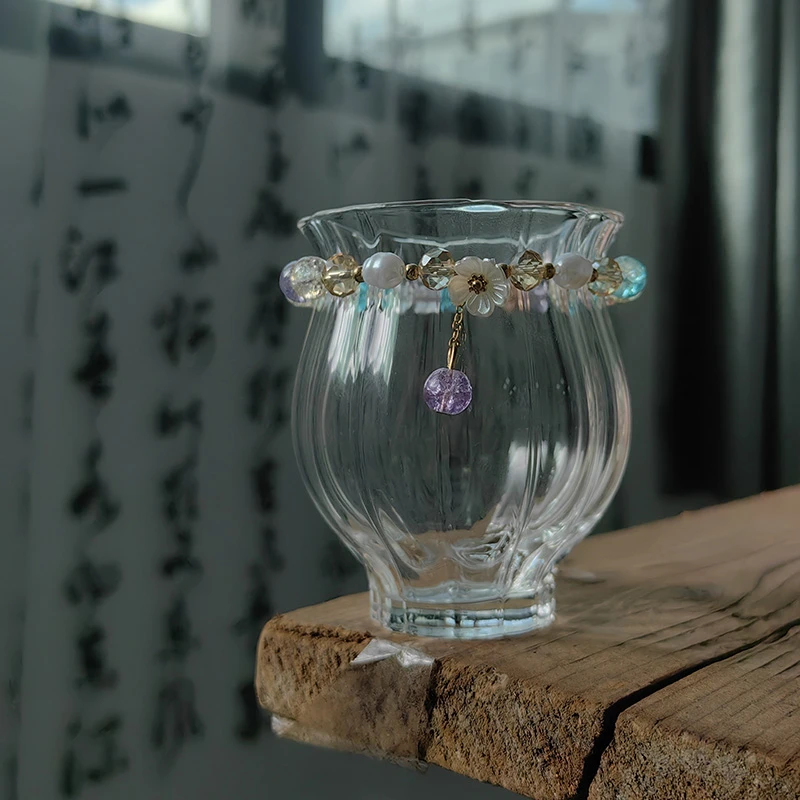 柏兮主人杯水仙杯女功夫茶杯个人日式创意闻香品茗杯围炉冰茶水杯