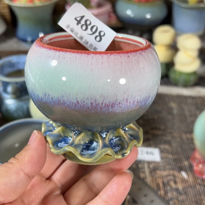 口6高8 手工花盆未满30运费到付