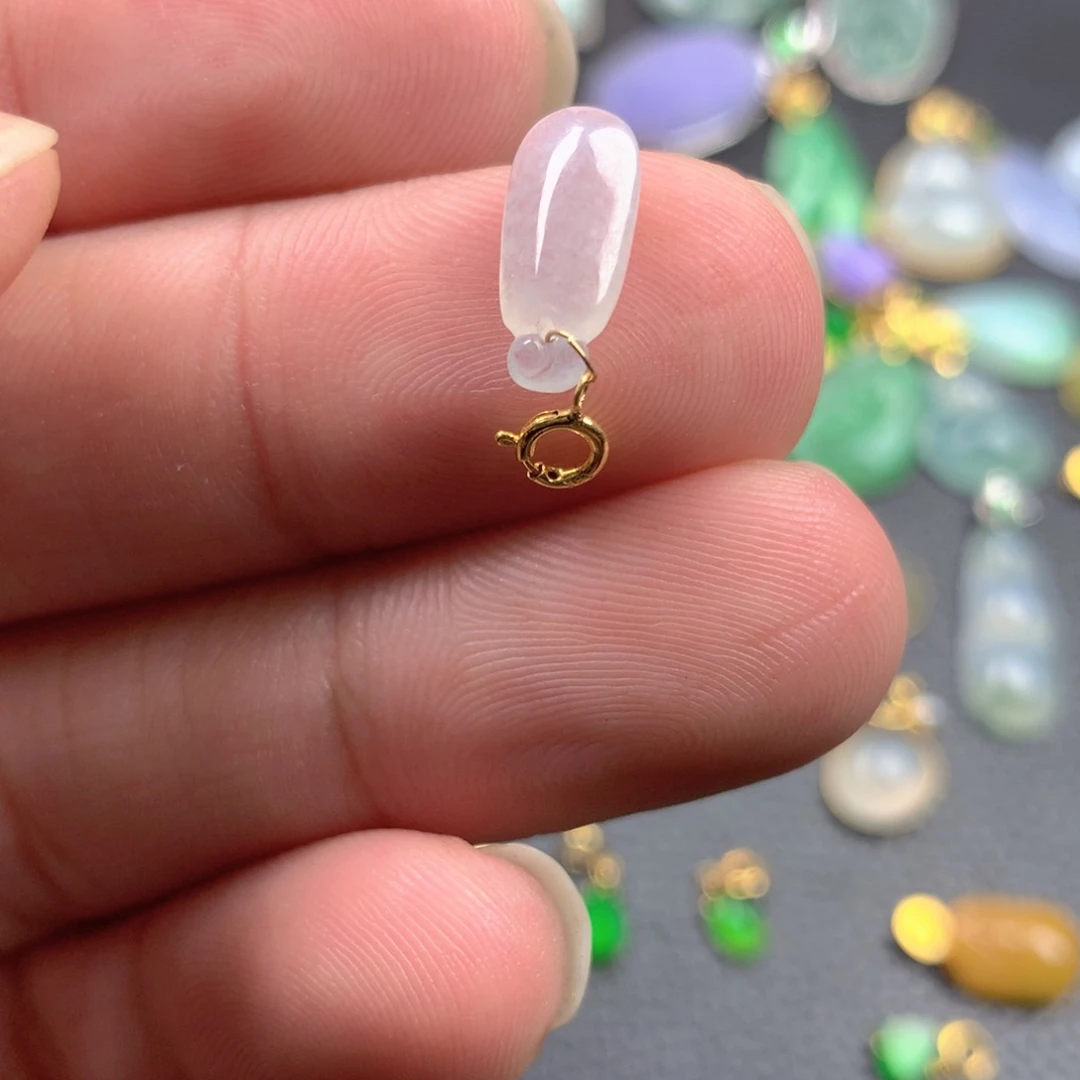 【闪购商品】颈饰18K金镶嵌翡翠翡翠