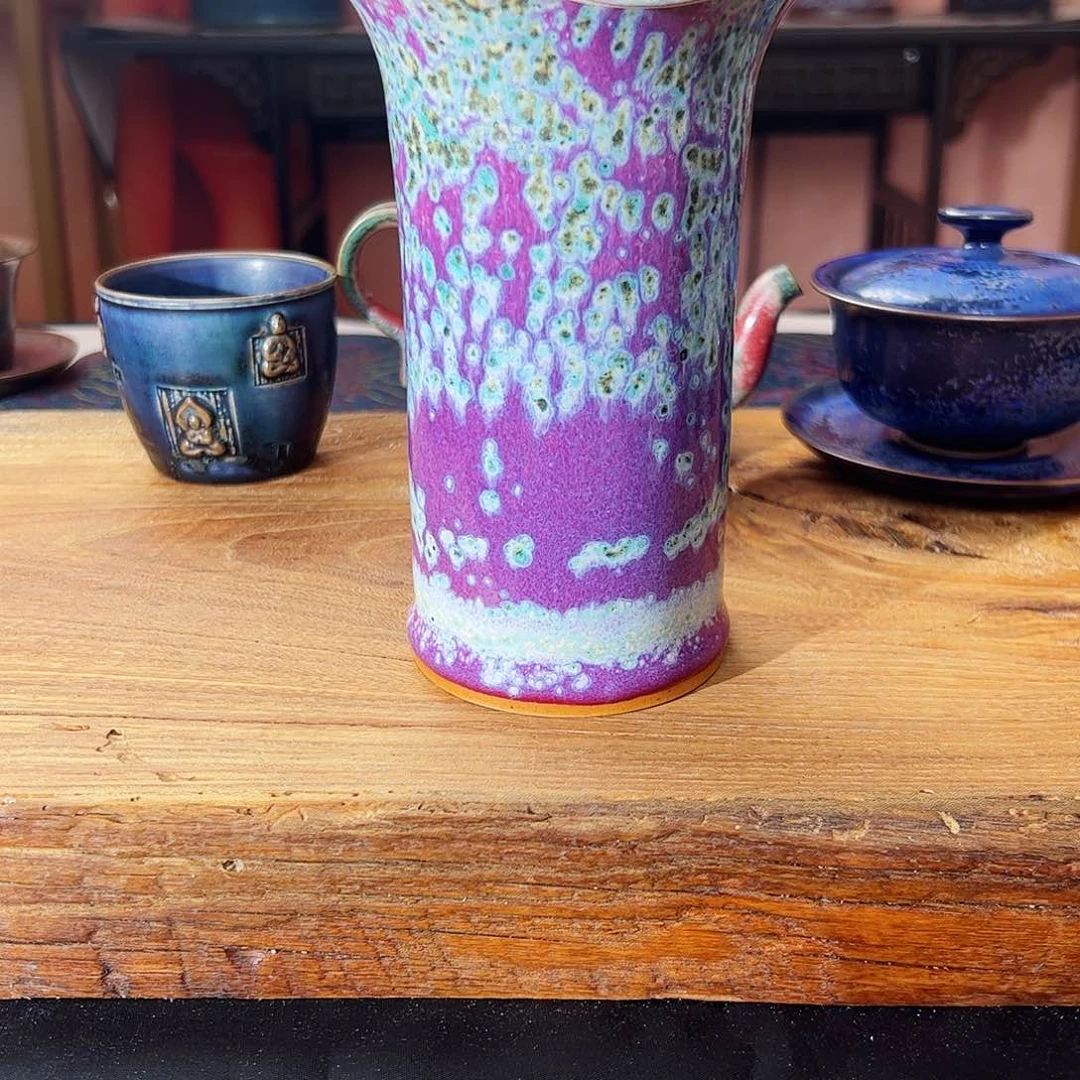 摆件元**空钧瓷艺术作品