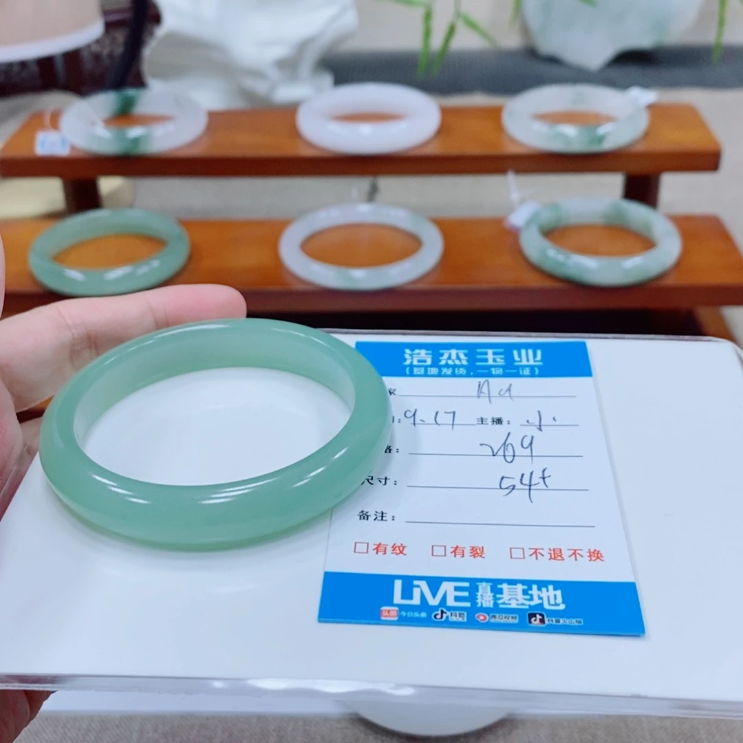 A***a未镶嵌手镯石英质玉
