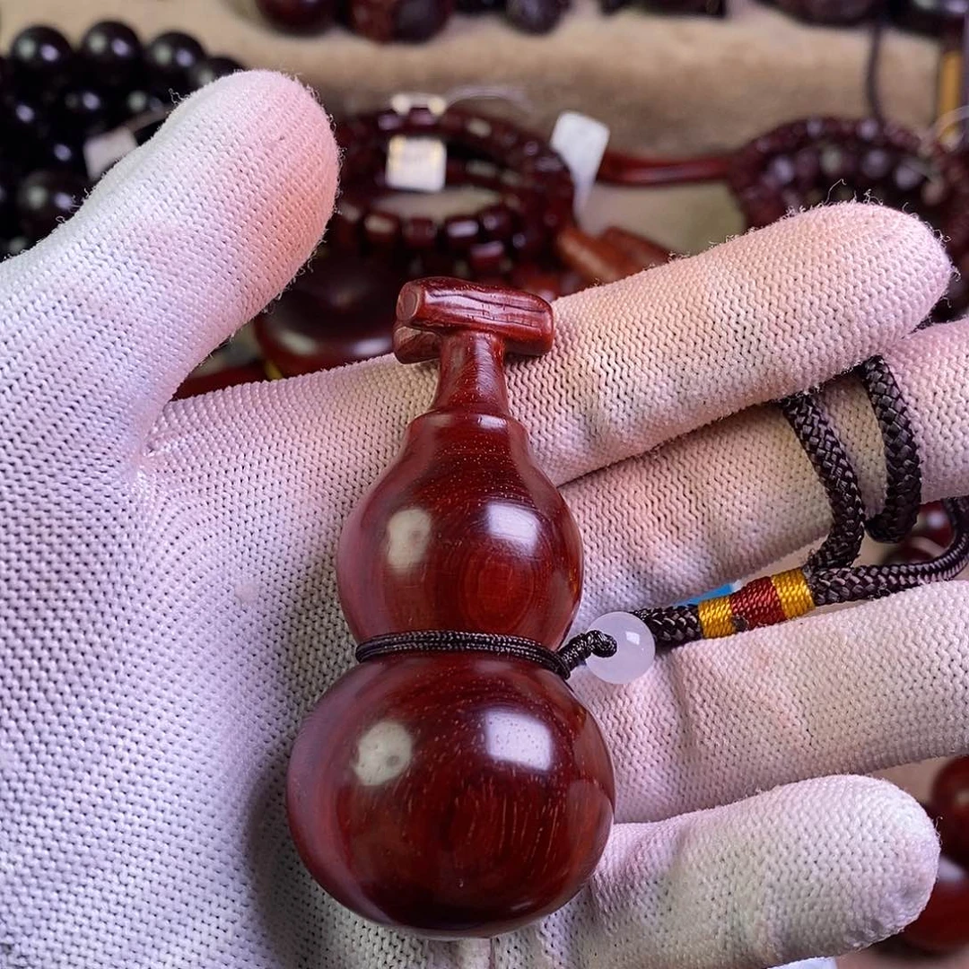 小叶紫檀手串/手链ジ**ヾ大葫芦