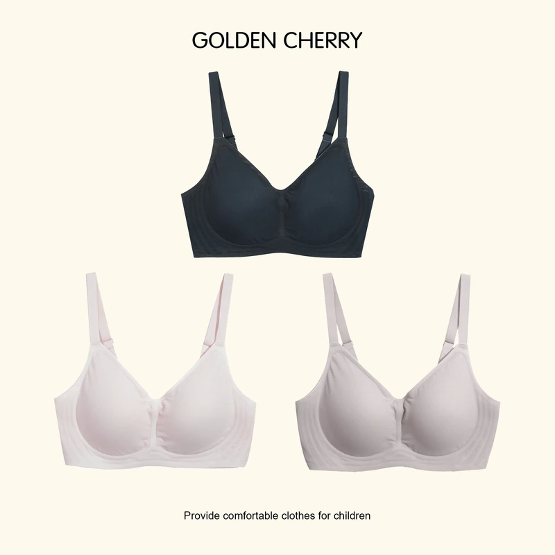 【金樱桃 Golden cherry】亲子二代纯色软乎乎洋气舒适背心A5601