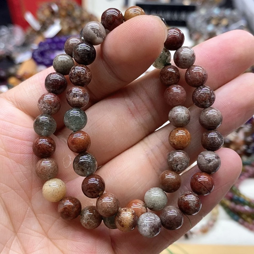 水晶手链未镶嵌多样性发货发一条