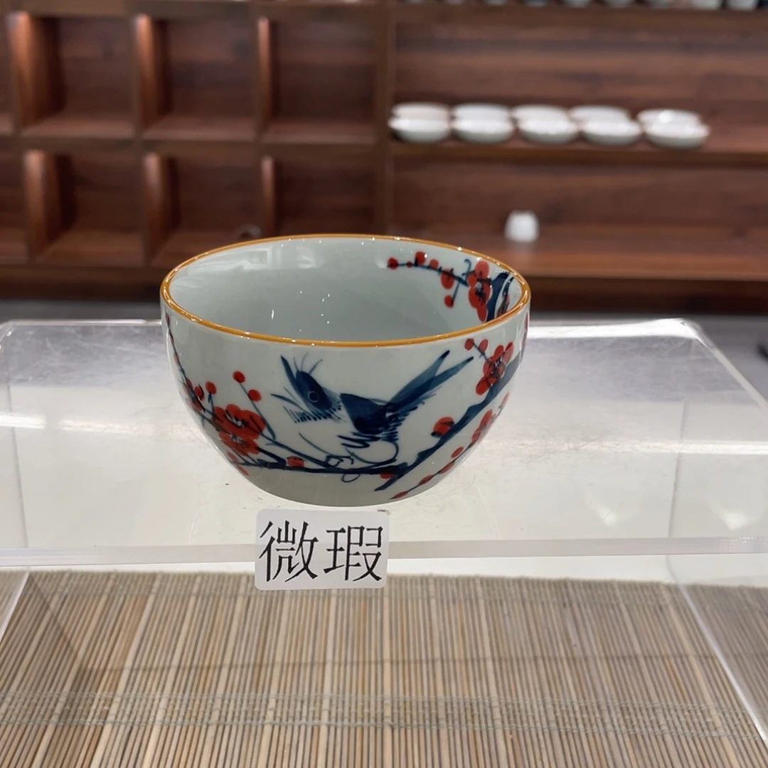 有瑕釉下彩纯手绘