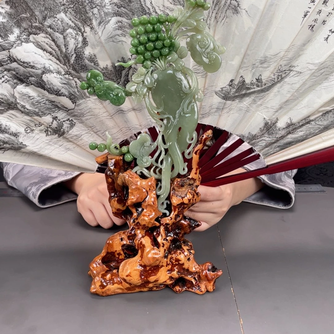 和田玉未镶嵌摆件