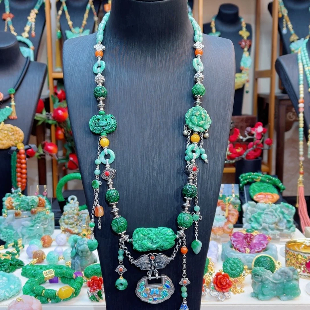 翡翠颈饰合金48小时鉴赏期