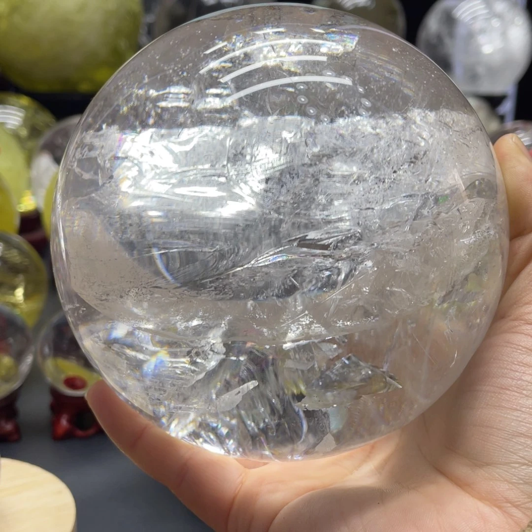 水晶MM白水晶球L807未镶嵌F****淳