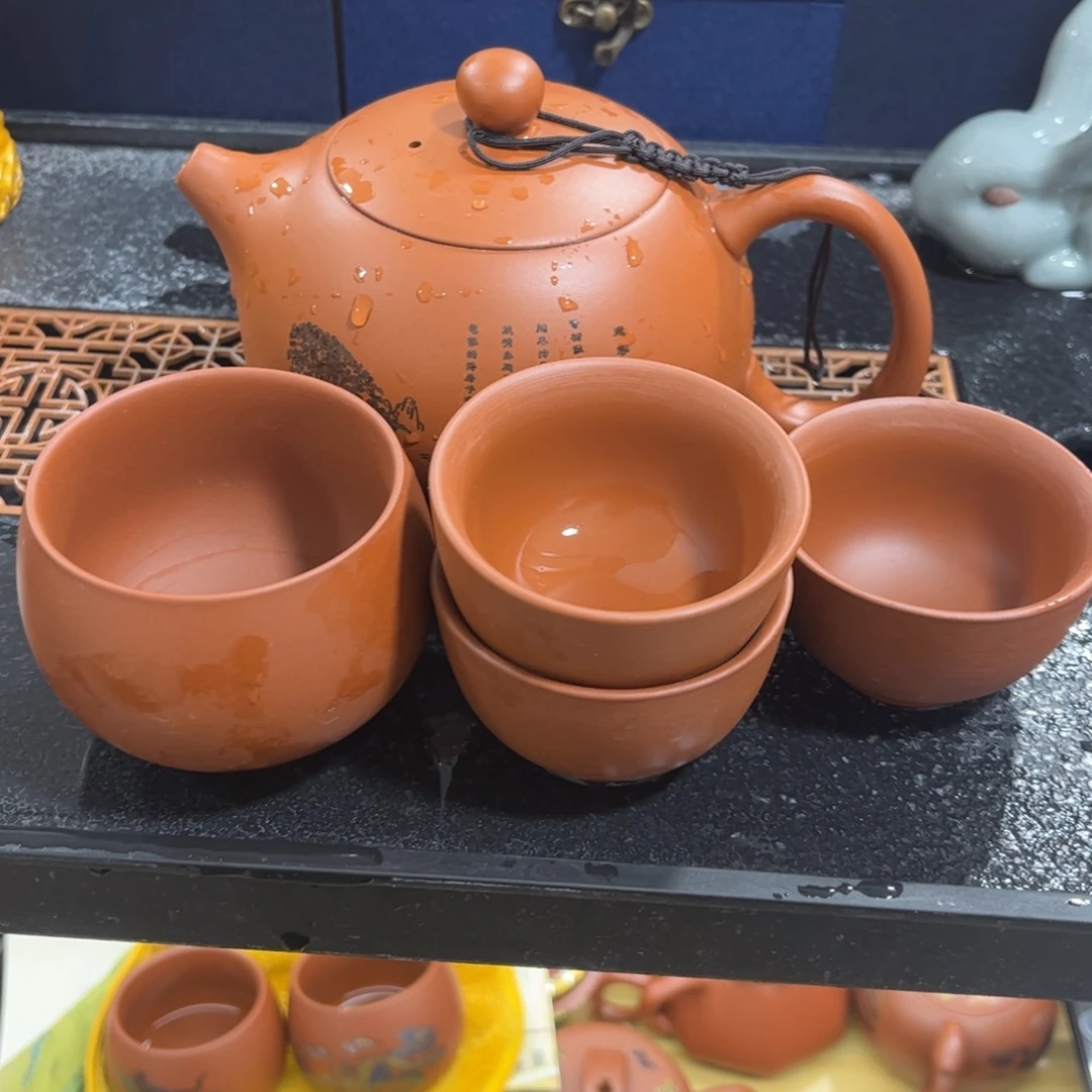 茶杯紫砂紫砂壶一壶4杯