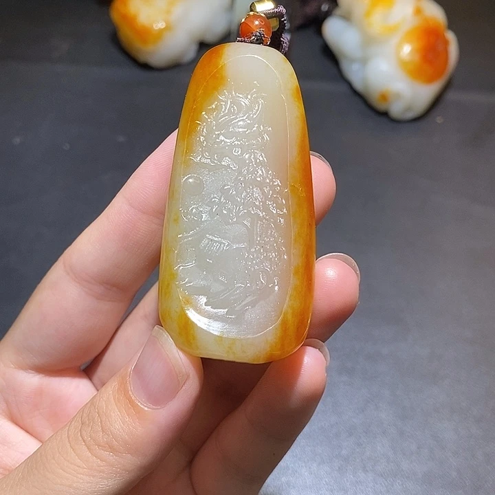 未镶嵌和田玉挂件