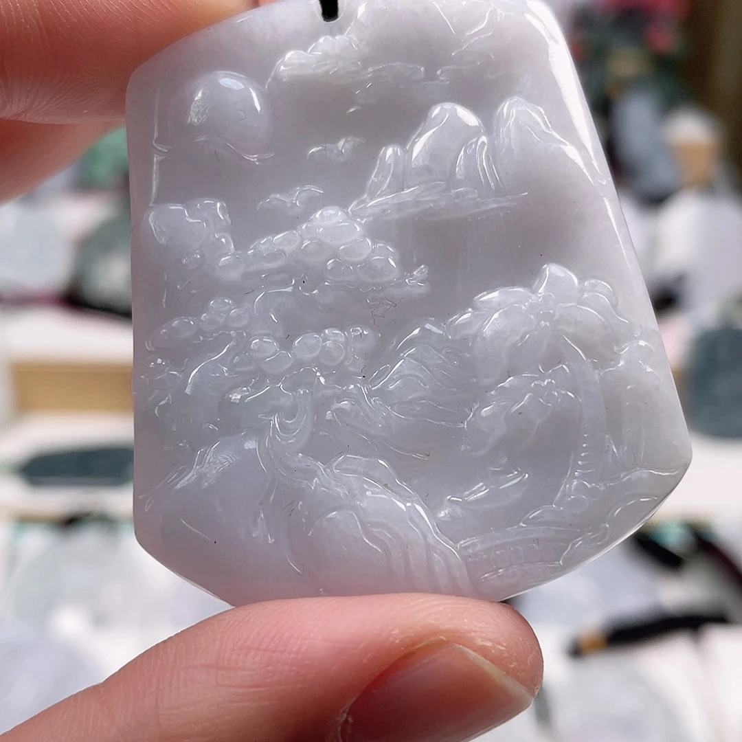 翡翠颈饰未镶嵌0922挂件