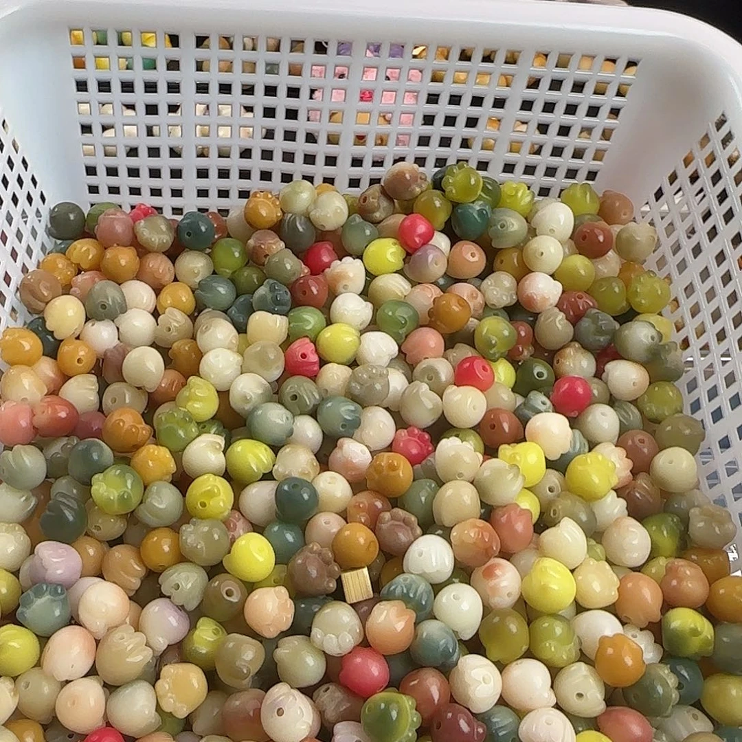 小***7菩提根/象牙果手串微瑕卡11/12玛卡龙猫爪100颗补差价