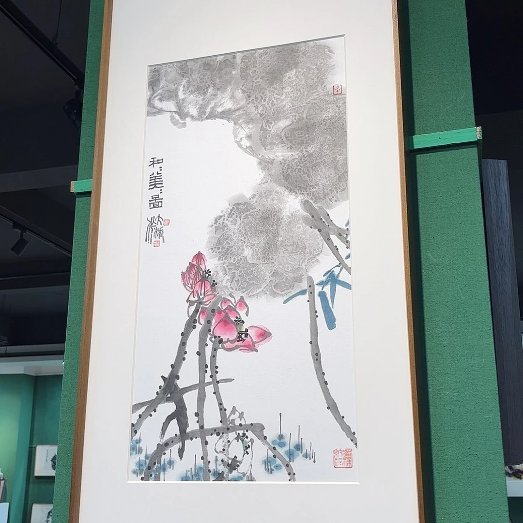 国画张彬带框精装裱福利