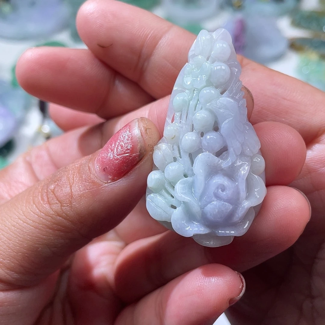 颈饰未镶嵌翡翠翡玉缘翡翠