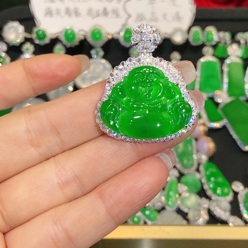 【闪购商品】颈饰未镶嵌翡翠天然翡翠
