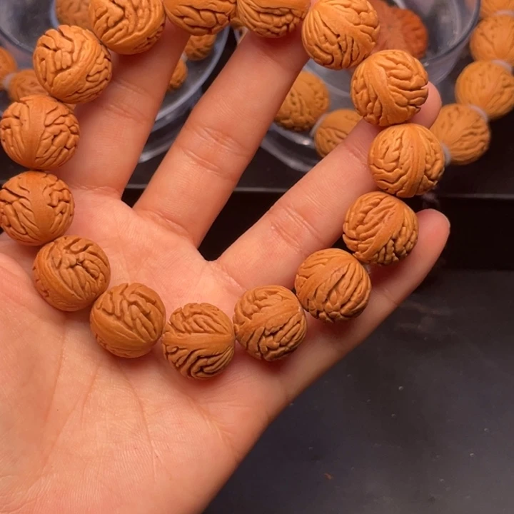 桃核手串绣球桃核16