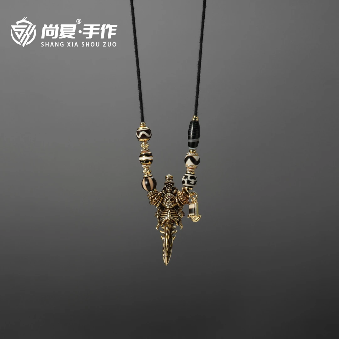 铜吊坠 尚夏 古铜暴徒锁骨链精工一套