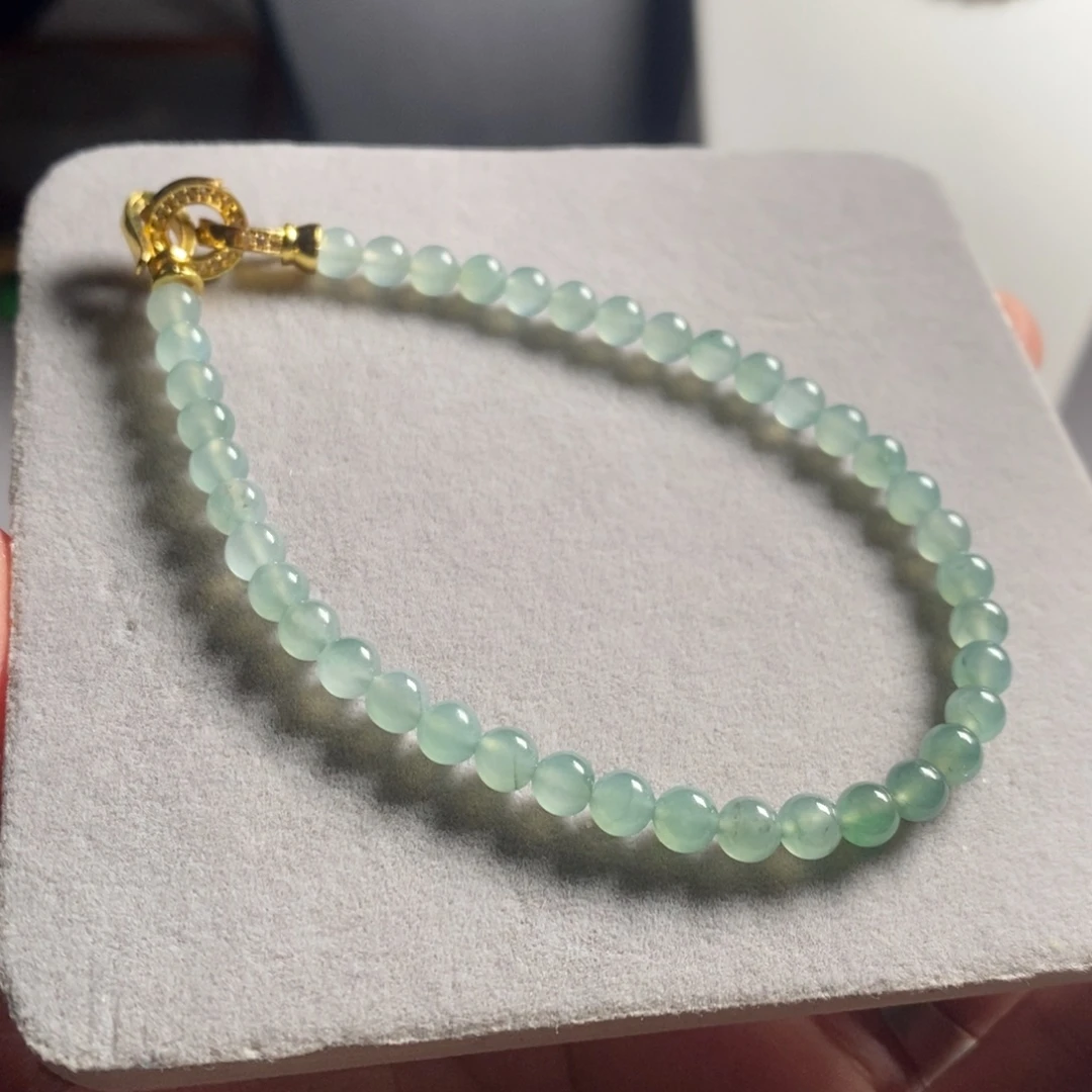 定制翡翠未镶嵌7 缅甸翡翠A货卡5.0