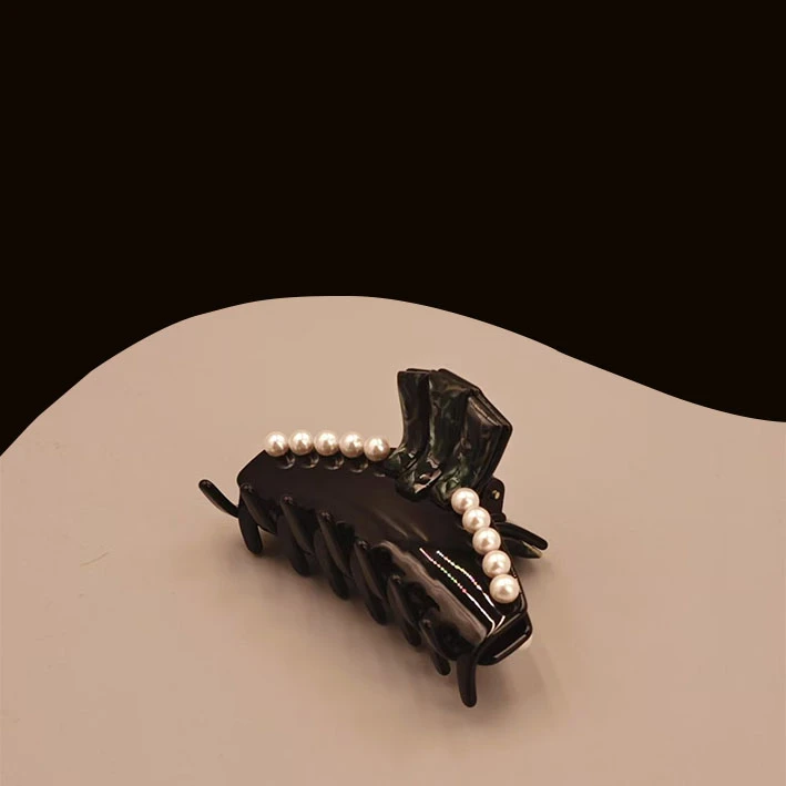 法*【Al**P】法式珍尔醋酸鲨鱼夹（8.5cm）#0790