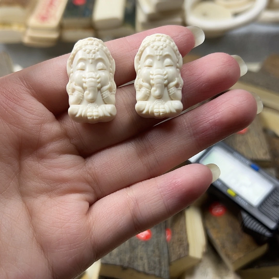 猛犸象牙手串/手链/手镯猛犸原材料边角料大块料