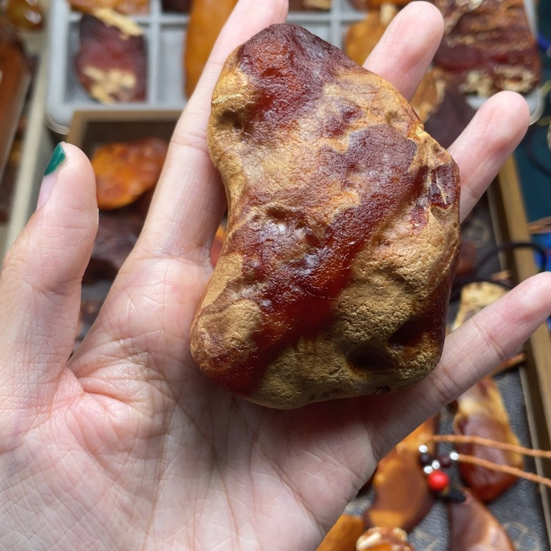 琥珀未镶嵌珠宝奇石