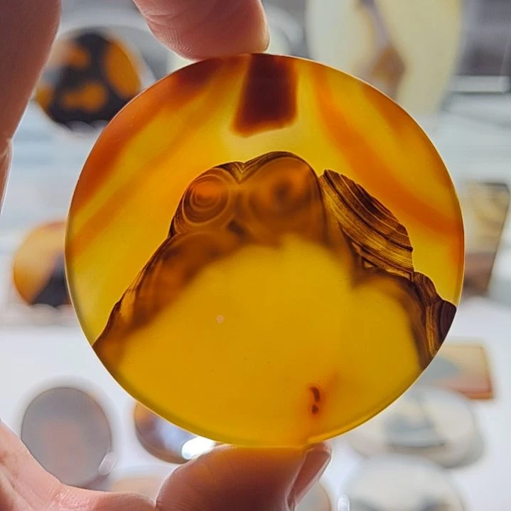 玛瑙/玉髓未镶嵌吊坠(不含链)12号