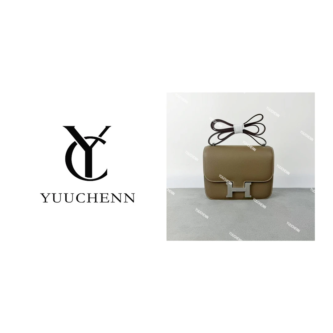 YUUCHENN【康康】进口牛皮19cm原创设计高定真皮包 HH6355